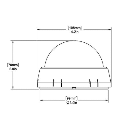 Suncoast Marine and Auto offers Ritchie XP-99W Kayaker Compass - Surface Mount - White [XP-99W]