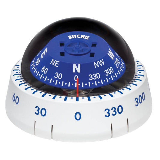 Suncoast Marine and Auto offers Ritchie XP-99W Kayaker Compass - Surface Mount - White [XP-99W]