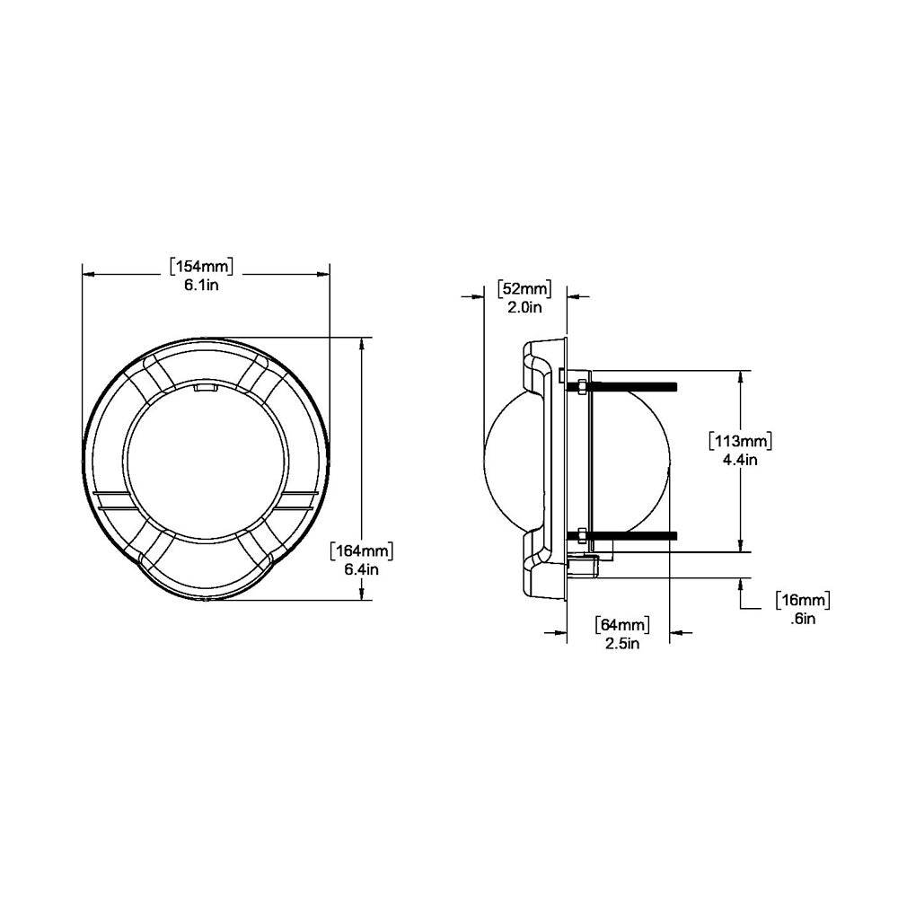 Suncoast Marine and Auto offers Ritchie SS-PR2 SuperSport Compass - Dash Mount - Black [SS-PR2]