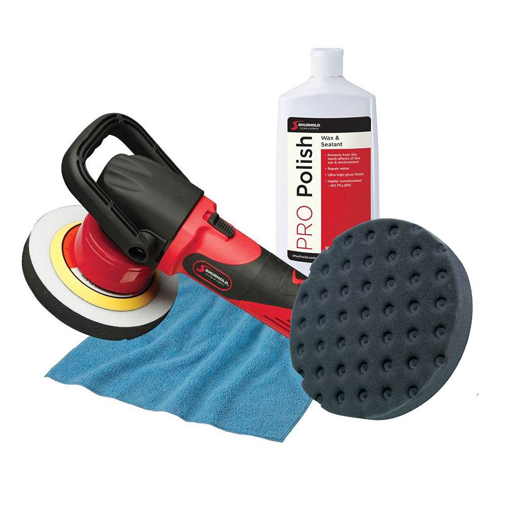 Suncoast Marine and Auto offers Shurhold Dual Action Polisher Start Kit w/Pro Polish, Pad & MicroFiber Towel [3101]