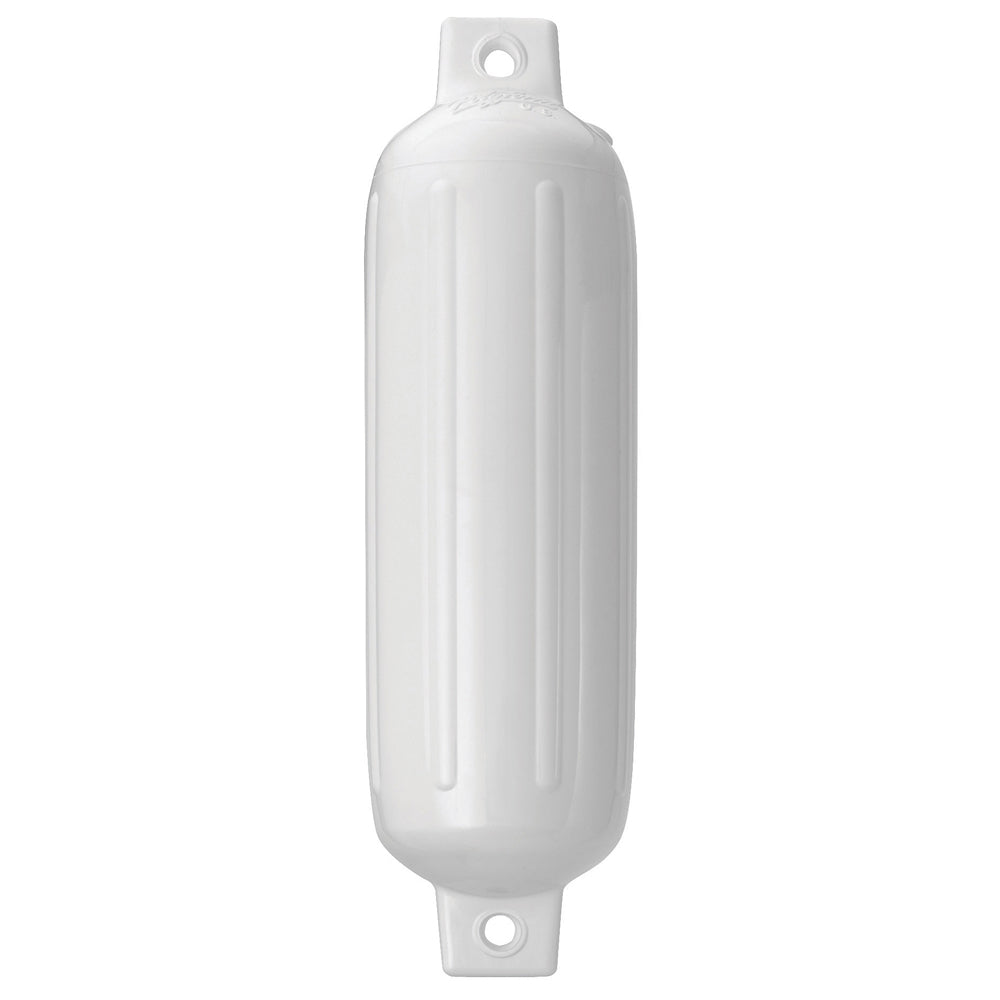 Suncoast Marine and Auto offers Polyform G-1 Twin Eye Fender 3.5" x 12.8" - White [G-1-WHITE]