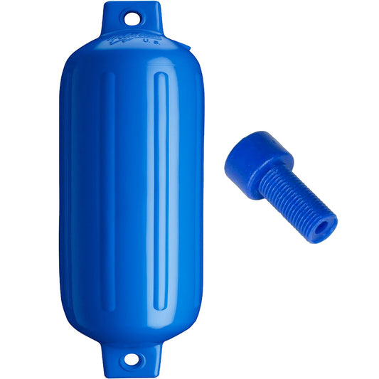 Suncoast Marine and Auto offers Polyform G-5 Twin Eye Fender 8.8" x 26.8" - Blue w/Adapter [G-5-BLUE]