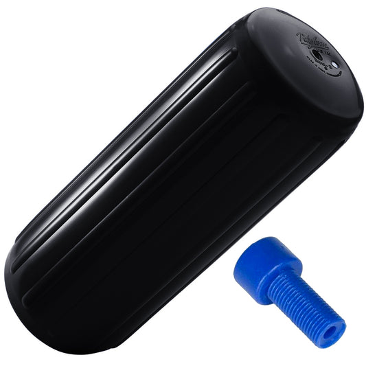 Suncoast Marine and Auto offers Polyform HTM-2 Fender 8.5" x 20.5" - Black w/Adapter [HTM-2-BLACK]