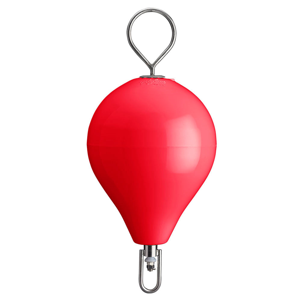 Suncoast Marine and Auto offers Polyform 13.5" CM Mooring Buoy w/SS Iron - Red [CM-2SS-RED]