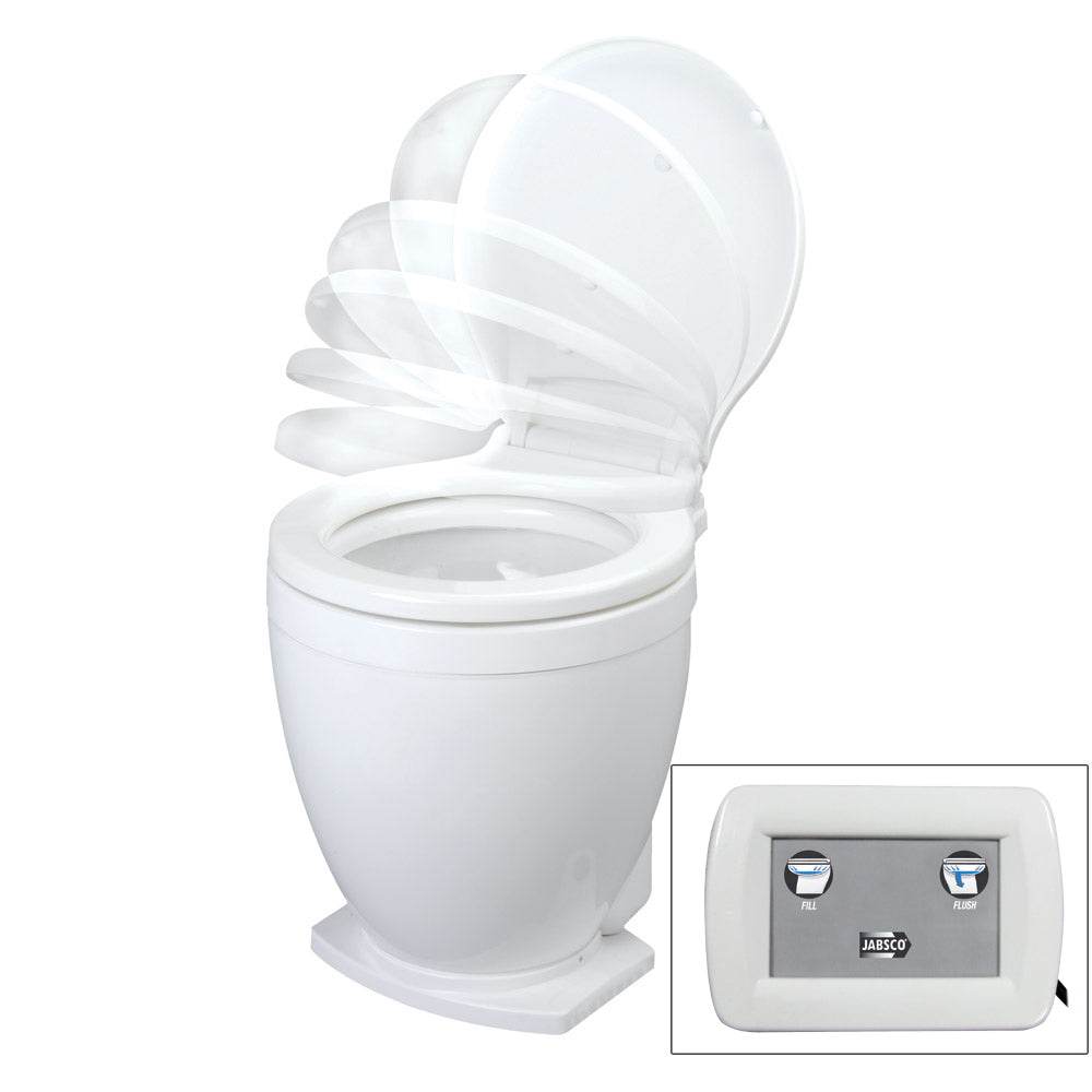 Suncoast Marine and Auto offers Jabsco Lite Flush Electric 12V Toilet w/Control Panel [58500-1012]