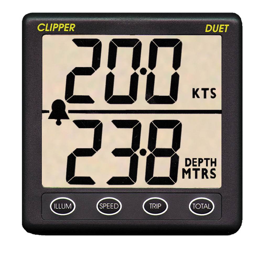 Suncoast Marine and Auto offers Clipper Duet Instrument Depth Speed Log w/Transducer [CL-DS]