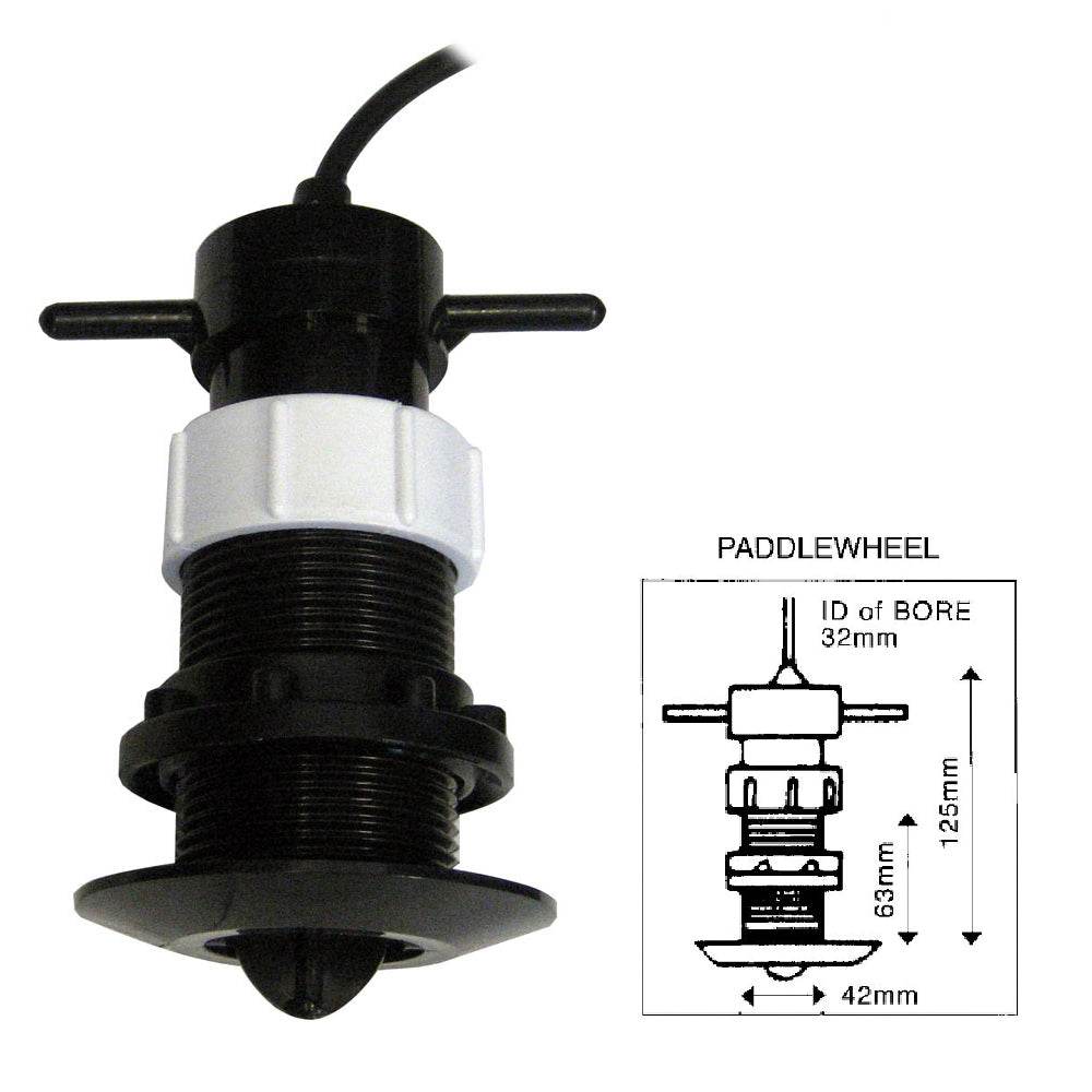 Suncoast Marine and Auto offers Clipper Speed Log Paddle Wheel Unit Complete with Thru Hull Fitting [CLZ-PWU]