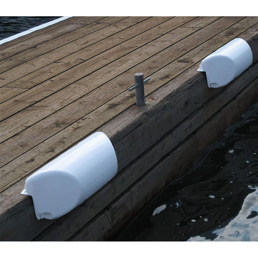 Suncoast Marine and Auto offers Dock Edge Dolphin Dockside Bumper 7" x 16" Straight - White [1060-W-F]