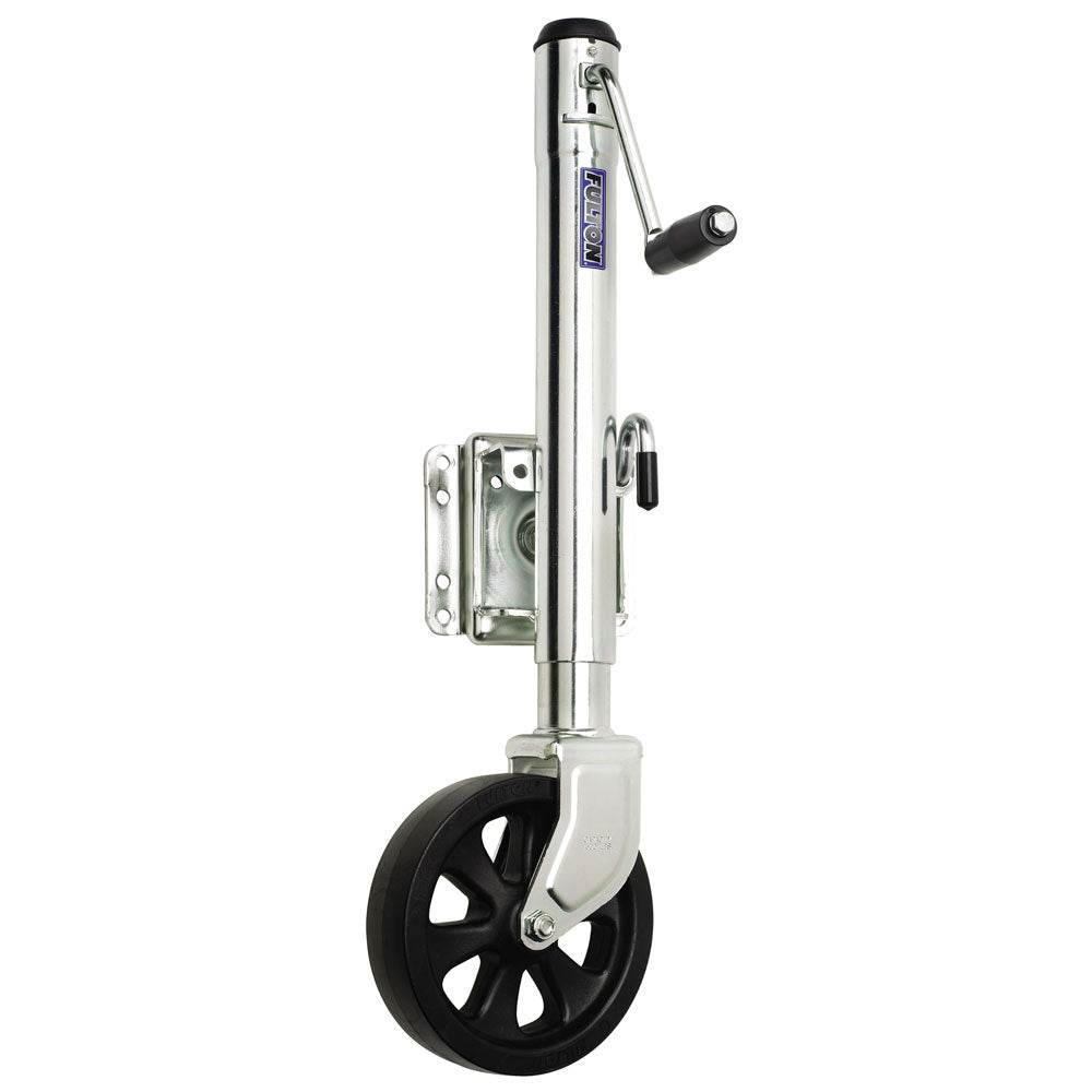 Suncoast Marine and Auto offers Fulton 1500 lbs. Swing Away Bolt on Single Wheel Jack [XP15L 0101]