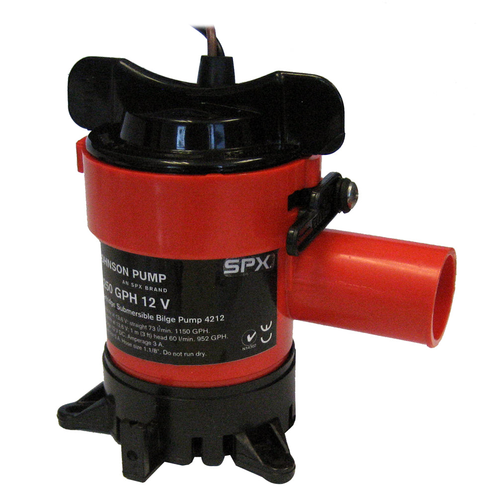 Suncoast Marine and Auto offers Johnson Pump 1250 GPH Bilge Pump 1-1/8" Hose 12V [42123]