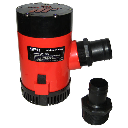 Suncoast Marine and Auto offers Johnson Pump 4000 GPH Bilge Pump 1-1/2" Discharge Port 12V [40004]