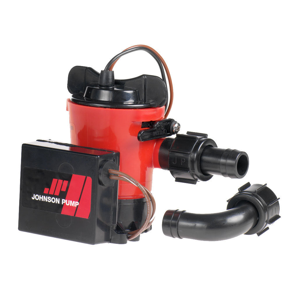 Suncoast Marine and Auto offers Johnson Pump 500 GPH Auto Bilge Pump 3/4" Hose 12V Dura Port [07503-00]