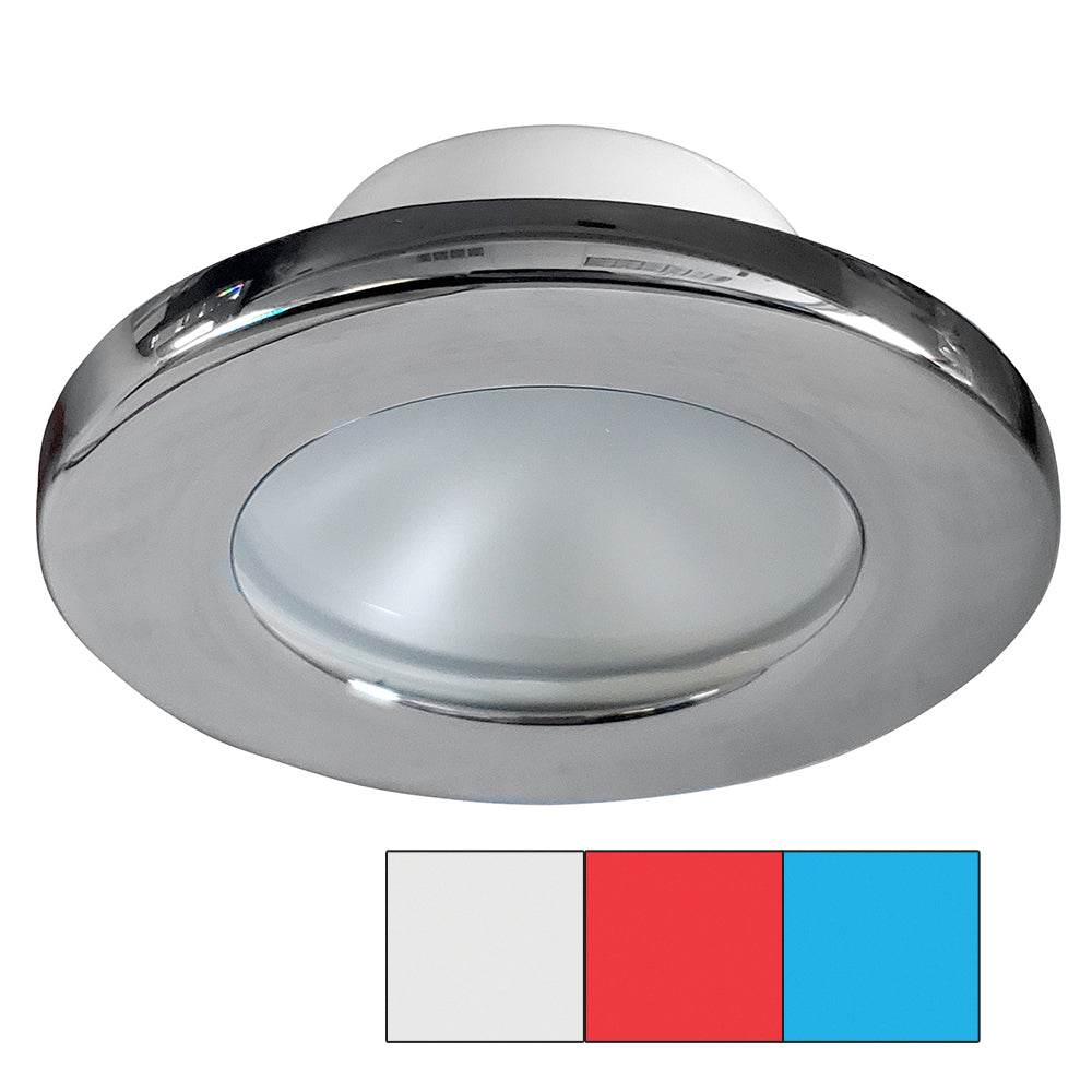 Suncoast Marine and Auto offers i2Systems Apeiron A3120 Screw Mount Light - Red, Cool White & Blue - Chrome Finish [A3120Z-11HAE]