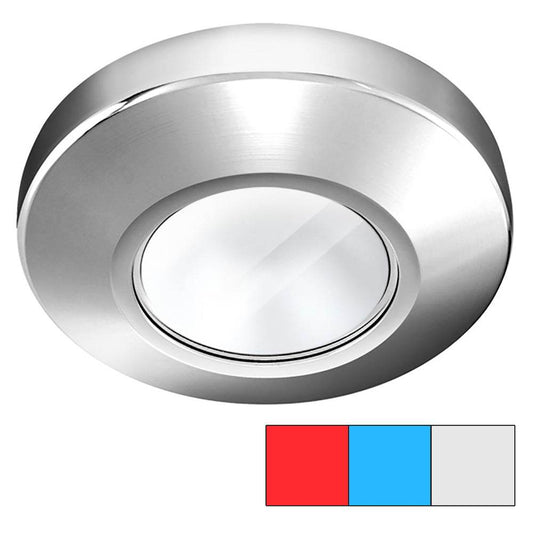 Suncoast Marine and Auto offers i2Systems Profile P1120 Tri-Light Surface Light - Red, Cool White Blue - Chrome Finish [P1120Z-11HAE]