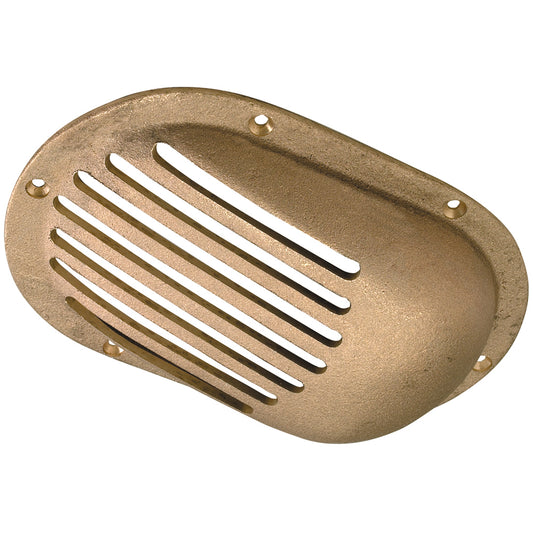 Suncoast Marine and Auto offers Perko 3-1/2" x 2-1/2" Scoop Strainer Bronze MADE IN THE USA [0066DP1PLB]