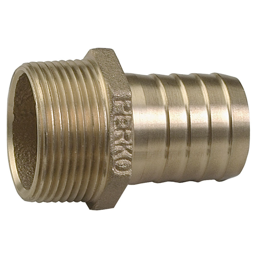 Suncoast Marine and Auto offers Perko 3/4" Pipe to Hose Adapter Straight Bronze MADE IN THE USA [0076DP5PLB]