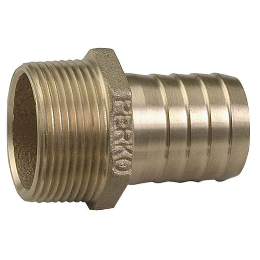 Suncoast Marine and Auto offers Perko 1-1/2 Pipe To Hose Adapter Straight Bronze MADE IN THE USA [0076DP8PLB]