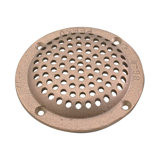 Suncoast Marine and Auto offers Perko 3-1/2" Round Bronze Strainer MADE IN THE USA [0086DP3PLB]