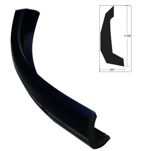 Suncoast Marine and Auto offers TACO Semi-Rigid Rub Rail Kit - Black w/No Insert - 30' [V11-4135BKA30-3]