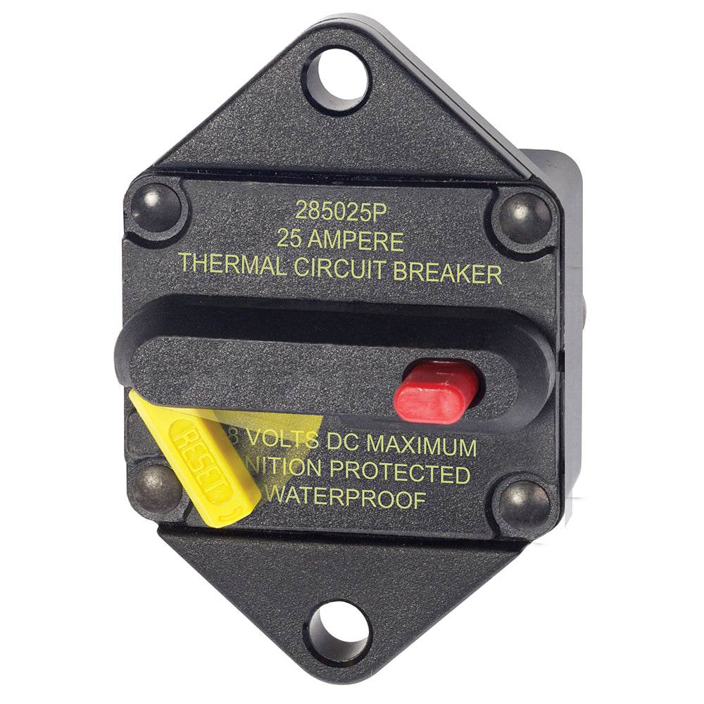 Suncoast Marine and Auto offers Blue Sea 7080 25 Amp Circuit Breaker Panel Mount 285 Series [7080]