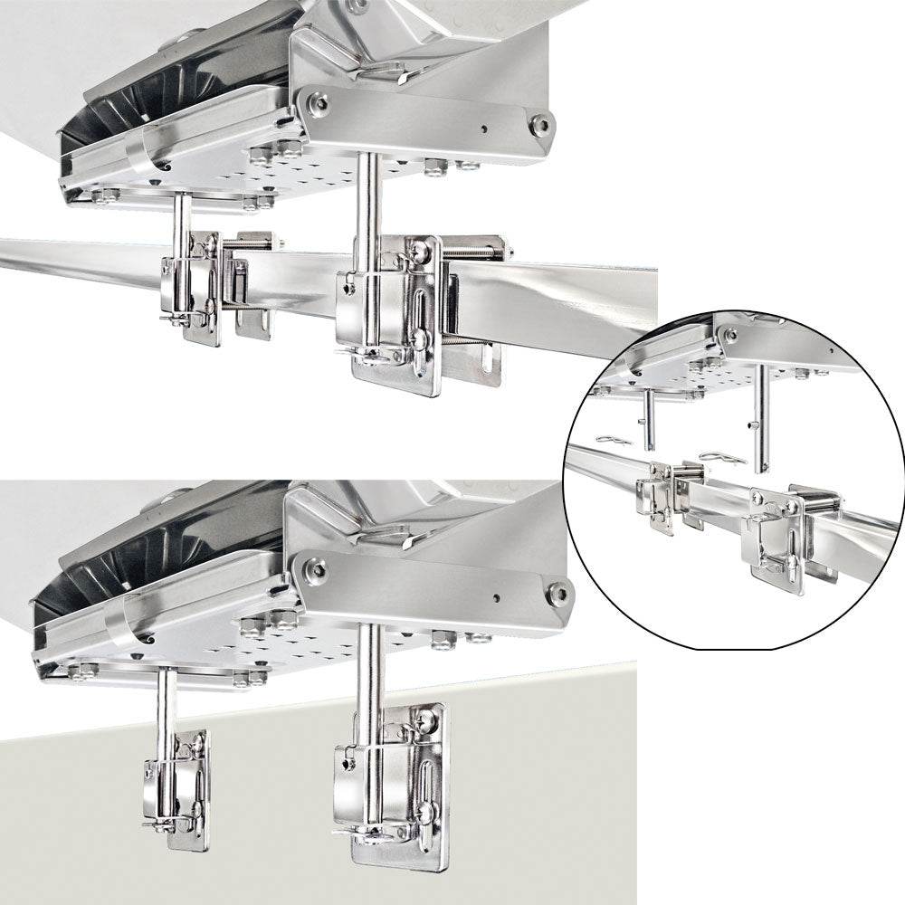 Suncoast Marine and Auto offers Magma Dual Side Bulkhead or Square/Flat Rail Mount [T10-540]