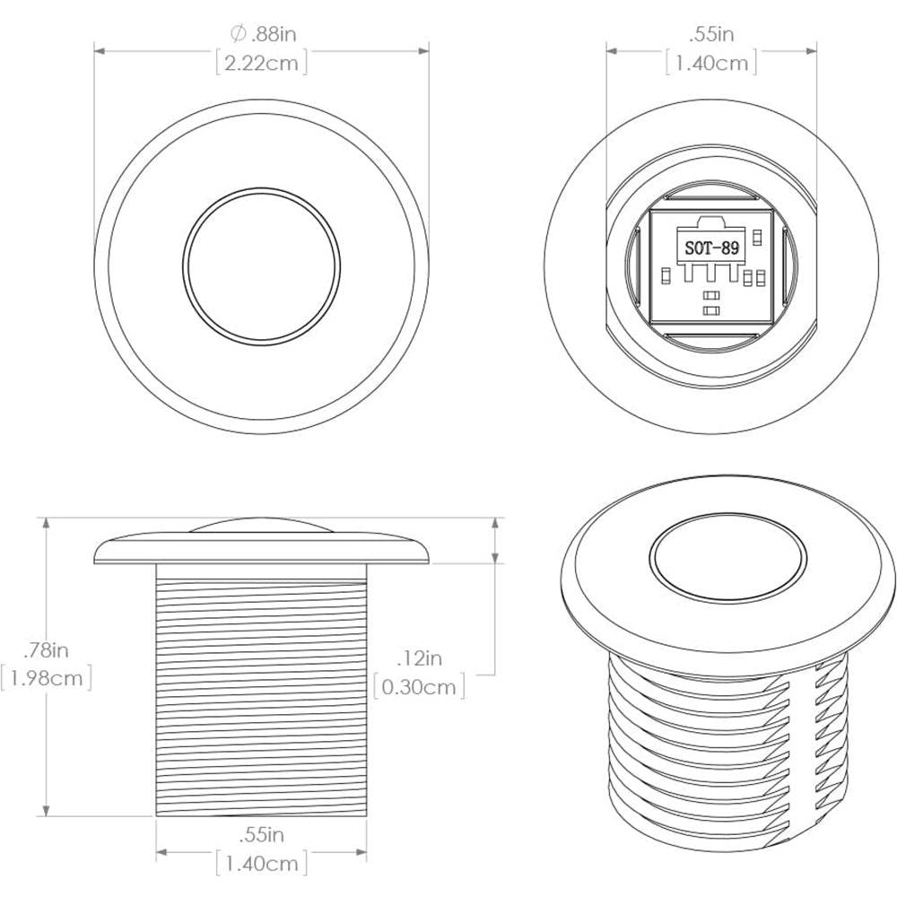 Suncoast Marine and Auto offers Lumitec Newt - Livewell & Courtesy Light - White Dimming [101084]