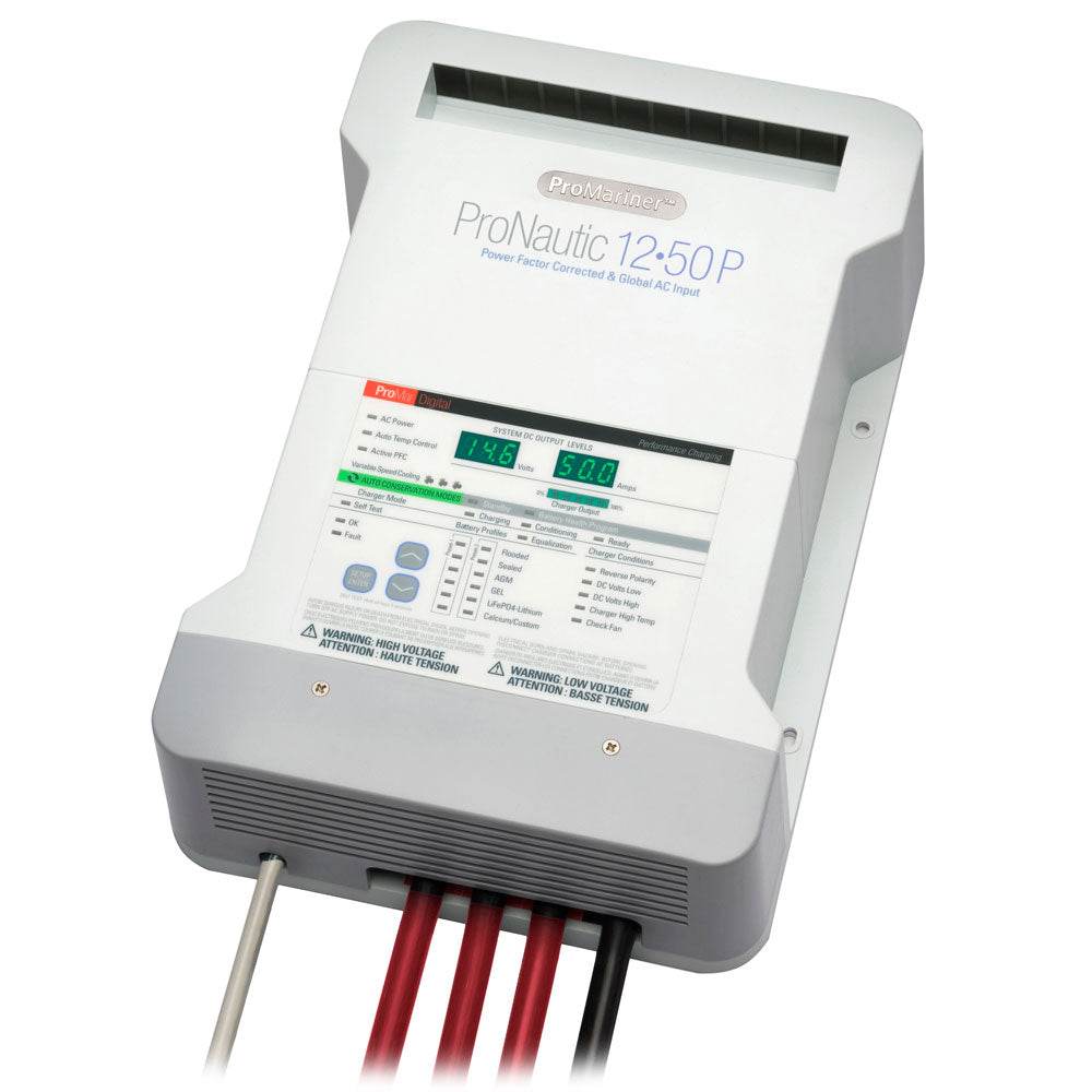 Suncoast Marine and Auto offers ProMariner ProNautic 1250P 50 Amp 3 Bank Battery Charger [63150]