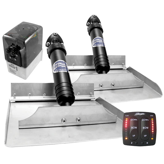 Suncoast Marine and Auto offers Bennett Trim Tab Kit 12" x 12" w/Electronic Indicator Control Switch [1212EIC]