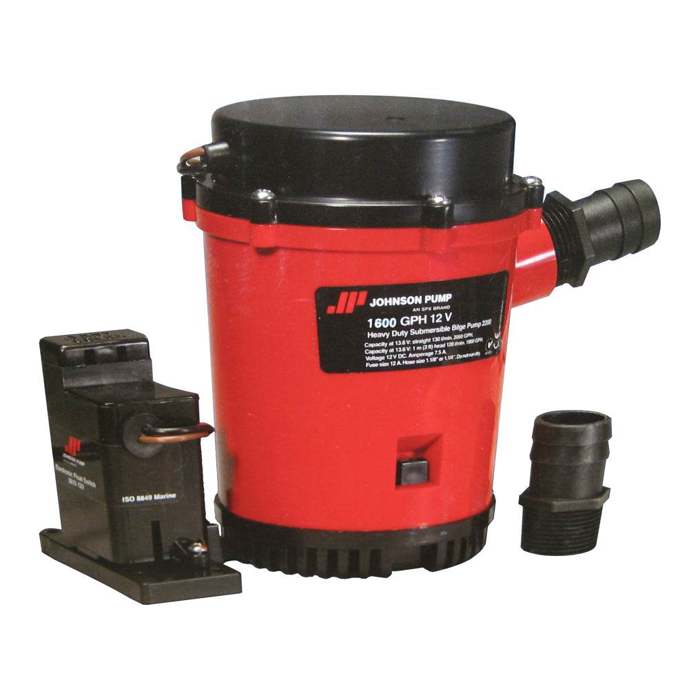 Suncoast Marine and Auto offers Johnson Pump 1600GPH Auto Bilge Pump w/Mag Switch - 12V [01604-00]