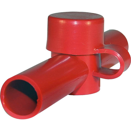 Suncoast Marine and Auto offers Blue Sea 4003 Cable Cap Dual Entry - Red [4003]