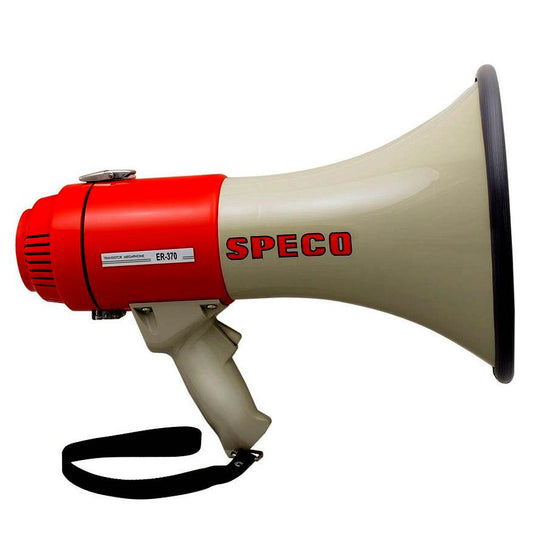 Suncoast Marine and Auto offers Speco ER370 Deluxe Megaphone w/Siren - Red/Grey - 16W [ER370]