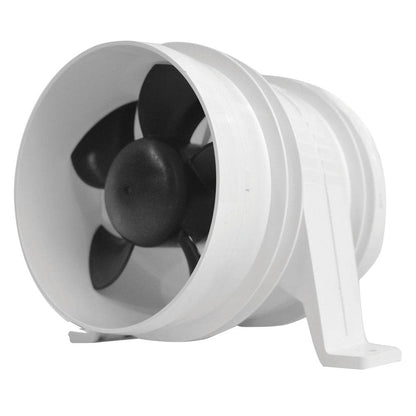 Suncoast Marine and Auto offers Attwood Turbo 4000 Series II Water-Resistant, In-Line Blower - 12V - White [1749-4]