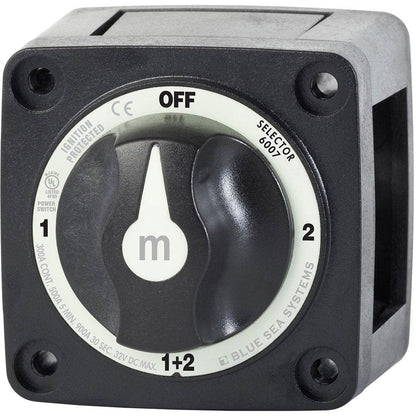 Suncoast Marine and Auto offers Blue Sea 6007200 Battery Switch Mini - 4 Position - Black [6007200]