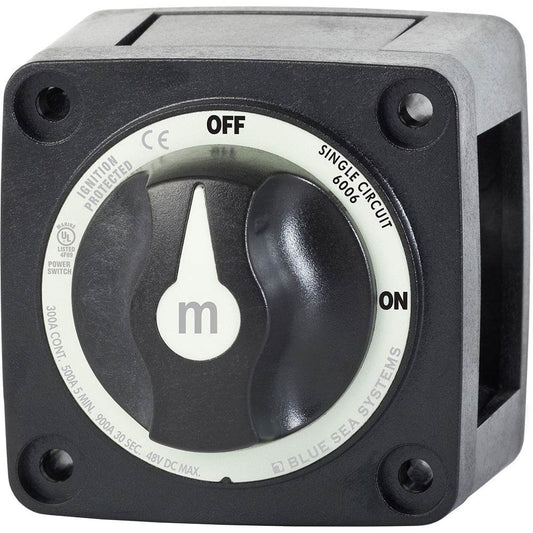 Suncoast Marine and Auto offers Blue Sea 6006200 Battery Switch Mini ON/OFF - Black [6006200]