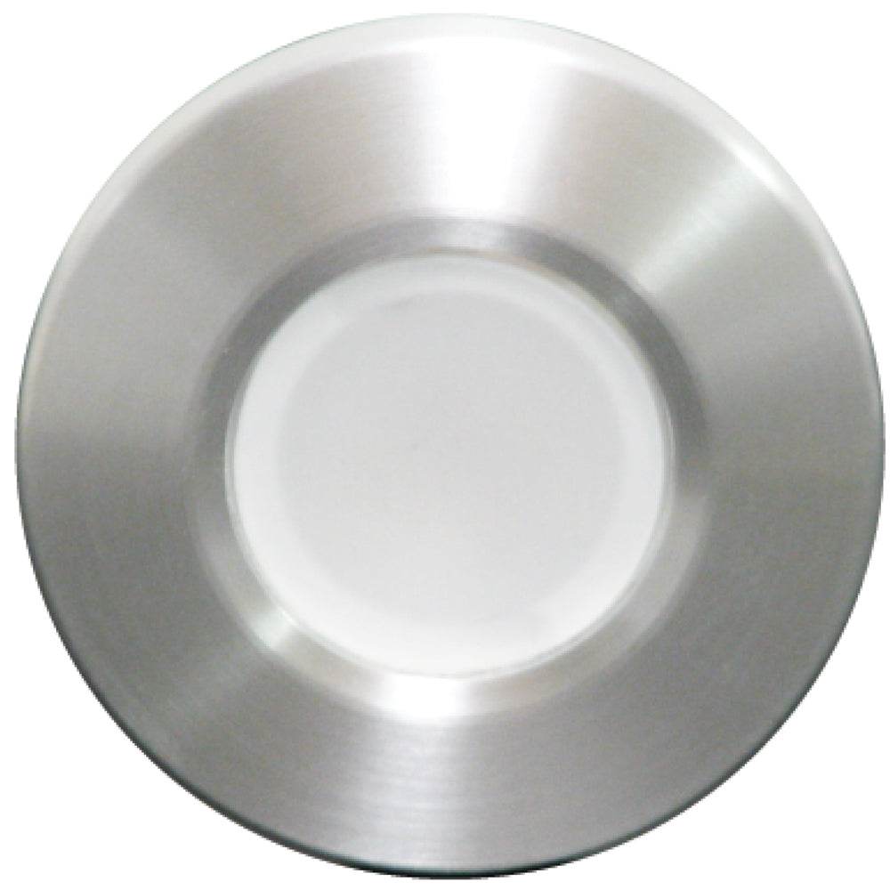 Suncoast Marine and Auto offers Lumitec Orbit - Flush Mount Down Light - Brushed Finish - White Non-Dimming [112503]