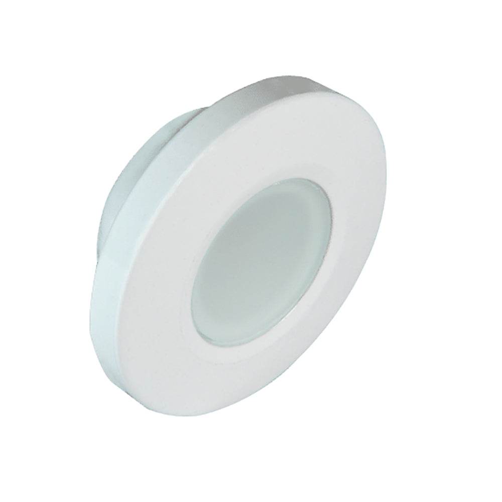 Suncoast Marine and Auto offers Lumitec Orbit - Flush Mount Down Light - White Finish - 2-Color Blue/White Dimming [112521]