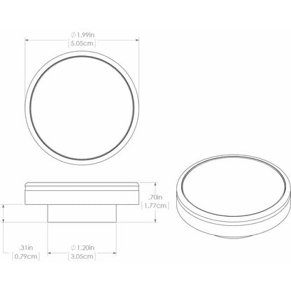 Suncoast Marine and Auto offers Lumitec Halo - Flush Mount Down Light - Brushed Finish - 4-Color White/Blue/Red/Purple Non-Dimming [112800]