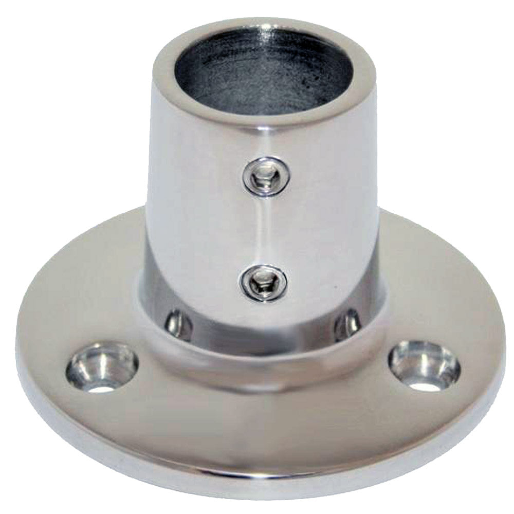 Suncoast Marine and Auto offers Whitecap " O.D. 90 Degree Round Base SS Rail Fitting [6039C]