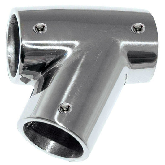 Suncoast Marine and Auto offers Whitecap 1" O.D. 60 Degree SS Tee - Left [6144C]