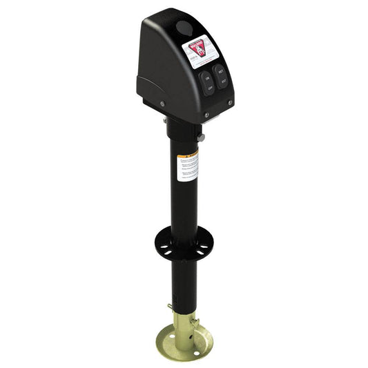 Suncoast Marine and Auto offers Bulldog 3,500lbs A-Frame RV Jack w/Powered Drive - 12V - Black Cover [500187]