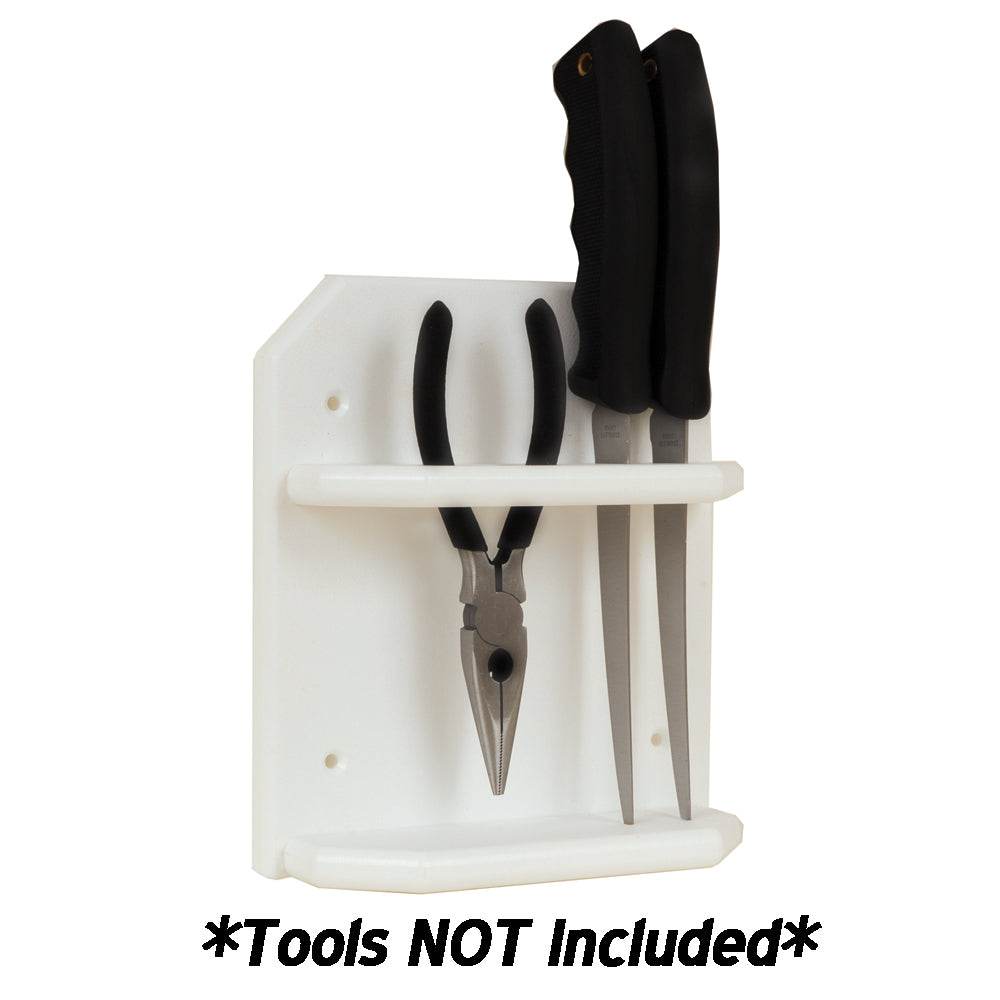 Suncoast Marine and Auto offers TACO Poly Knife & Plier Holder - White [P01-1000W]