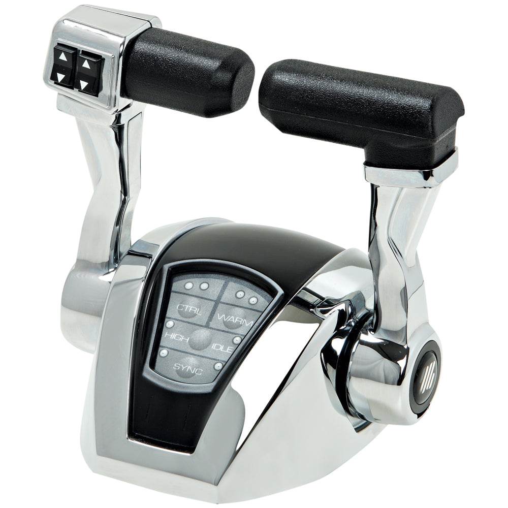 Suncoast Marine and Auto offers UFlex Power A Mark II Twin Engines Control Head w/Trim [42012V]