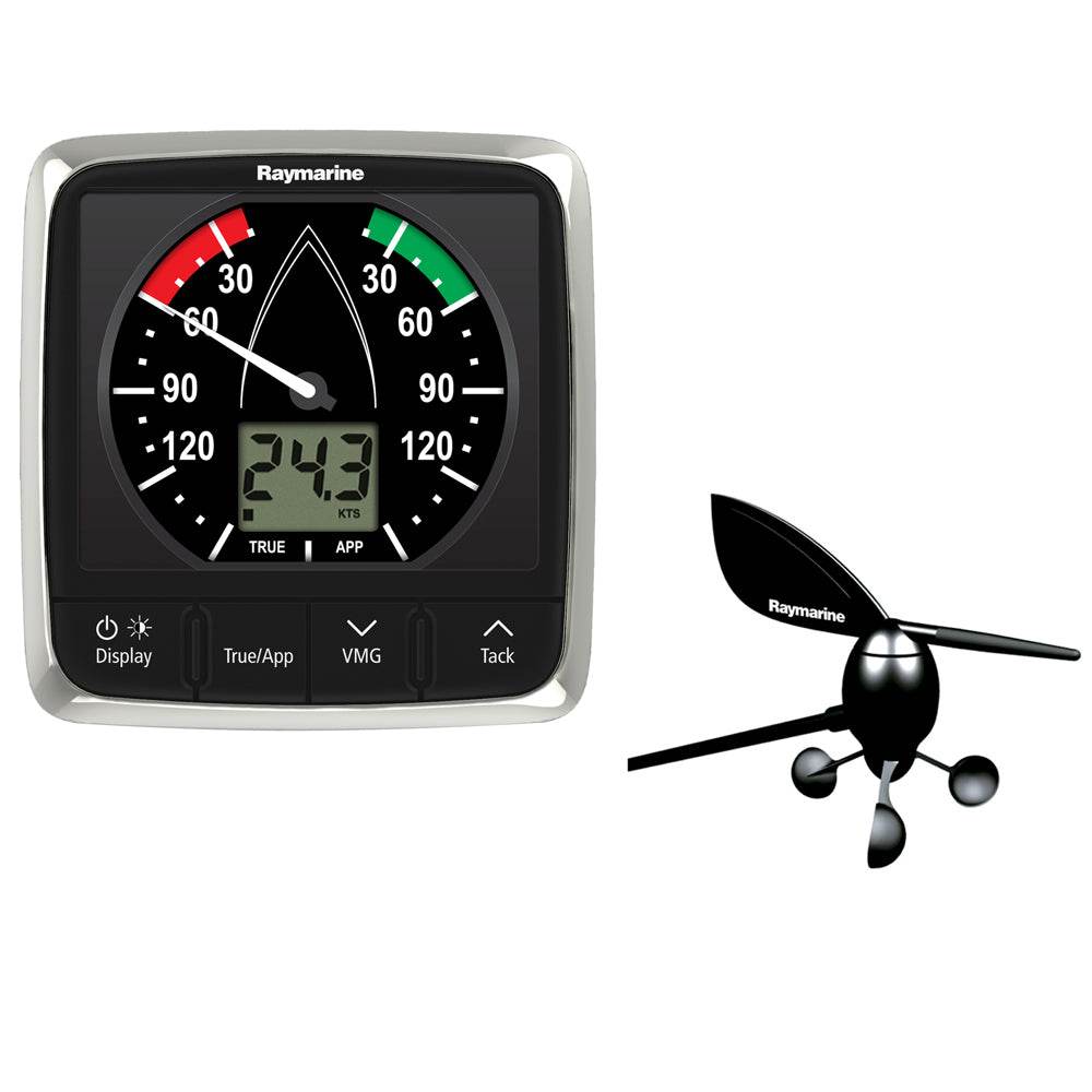 Suncoast Marine and Auto offers Raymarine i60 Wind Display System w/Masthead Wind Vane Transducer [E70150]