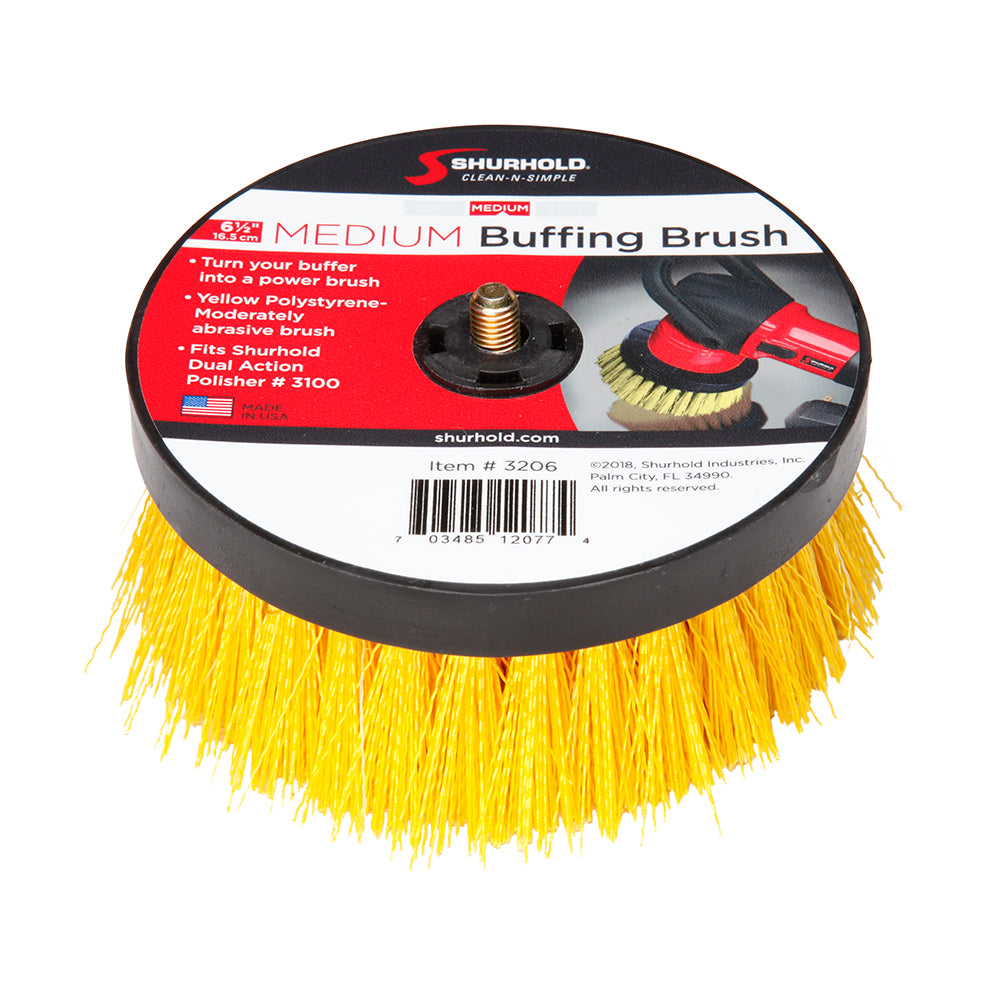 Suncoast Marine and Auto offers Shurhold 6-1/2" Medium Brush f/Dual Action Polisher [3206]