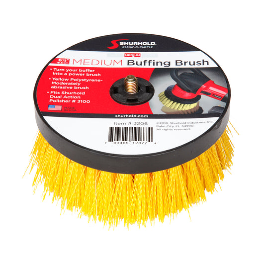 Suncoast Marine and Auto offers Shurhold 6-1/2" Medium Brush f/Dual Action Polisher [3206]