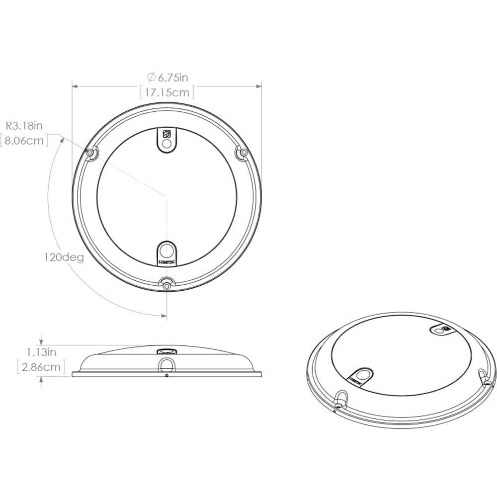 Suncoast Marine and Auto offers Lumitec TouchDome - Dome Light - Polished SS Finish - 2-Color White/Blue Dimming [101097]