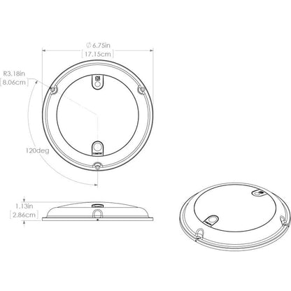 Suncoast Marine and Auto offers Lumitec TouchDome - Dome Light - Polished SS Finish - 2-Color White/Blue Dimming [101097]