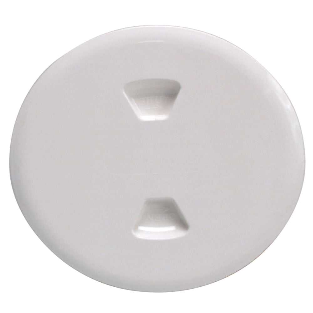 Suncoast Marine and Auto offers Beckson 5" Twist-Out Deck Plate - White [DP50-W]