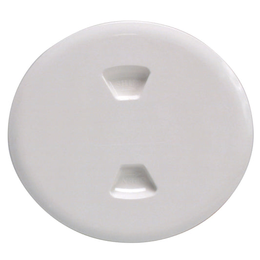 Suncoast Marine and Auto offers Beckson 5" Twist-Out Deck Plate - White [DP50-W]