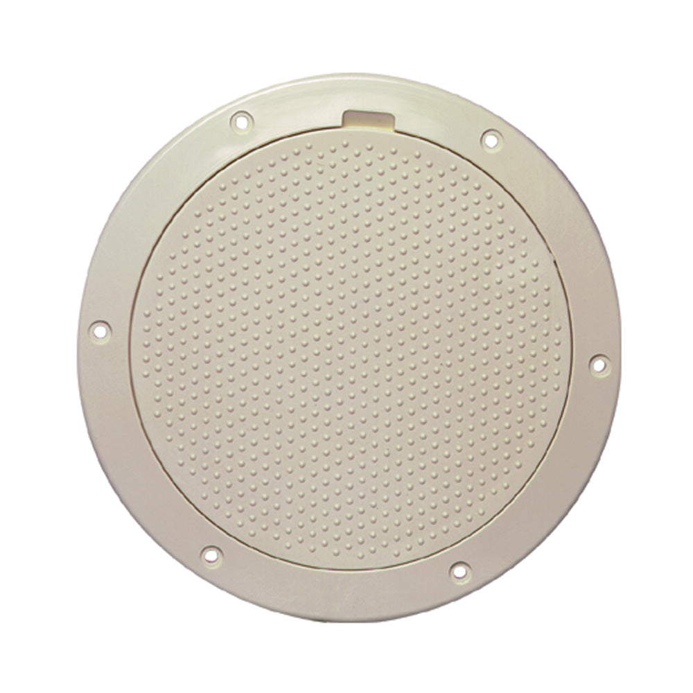 Suncoast Marine and Auto offers Beckson 6" Non-Skid Pry-Out Deck Plate - Beige [DP63-N]